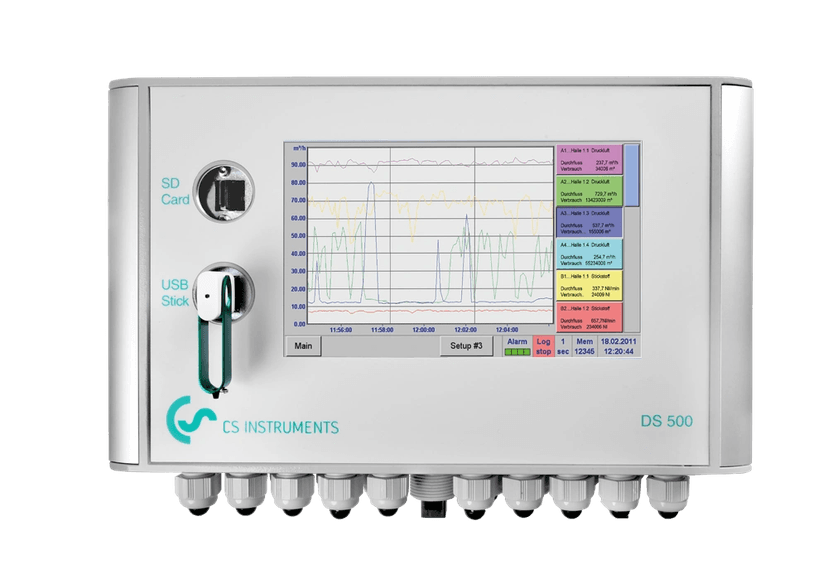 Intelligent chart recorder DS 500 for compressed air and gases